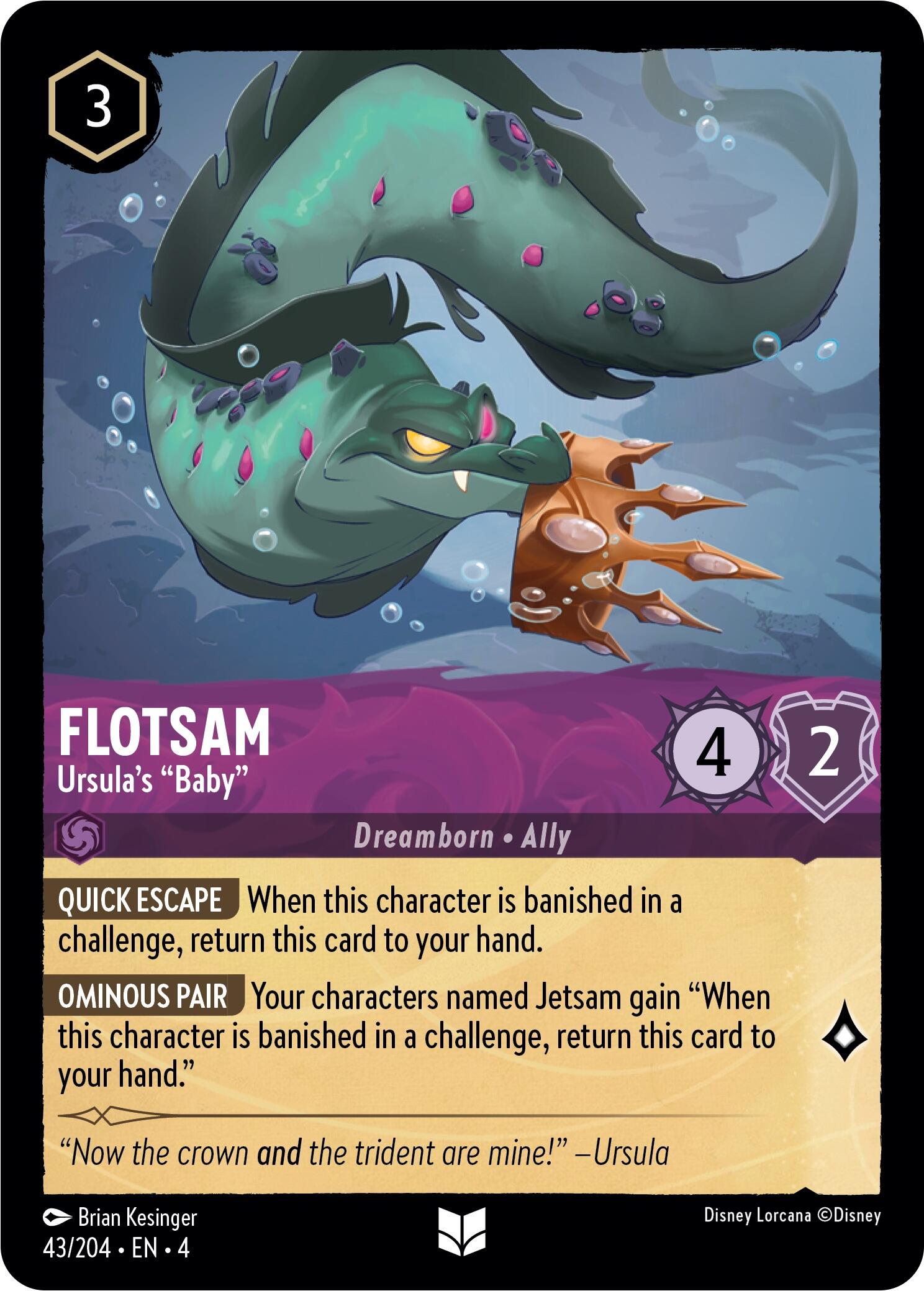 Flotsam - Ursula's "Baby" (43/204) [Ursula's Return] | Gamers Paradise