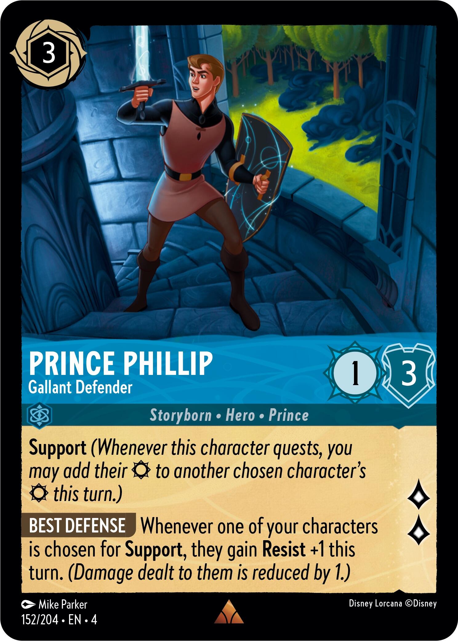 Prince Phillip - Gallant Defender (152/204) [Ursula's Return] | Gamers Paradise