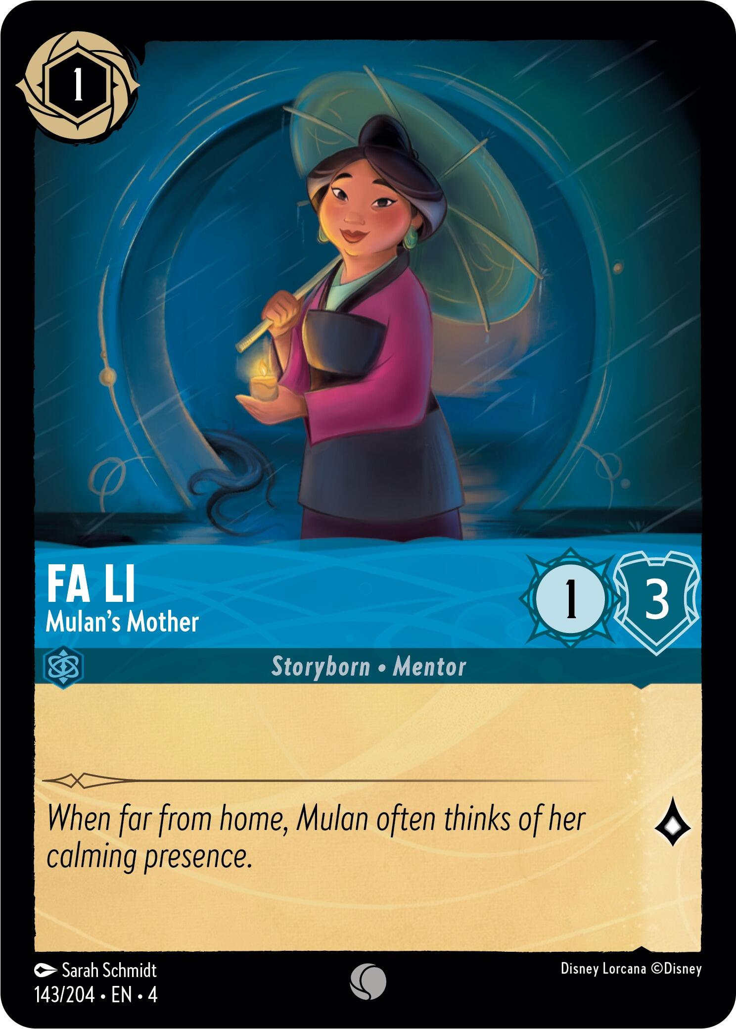 Fa Li - Mulan's Mother (143/204) [Ursula's Return] | Gamers Paradise