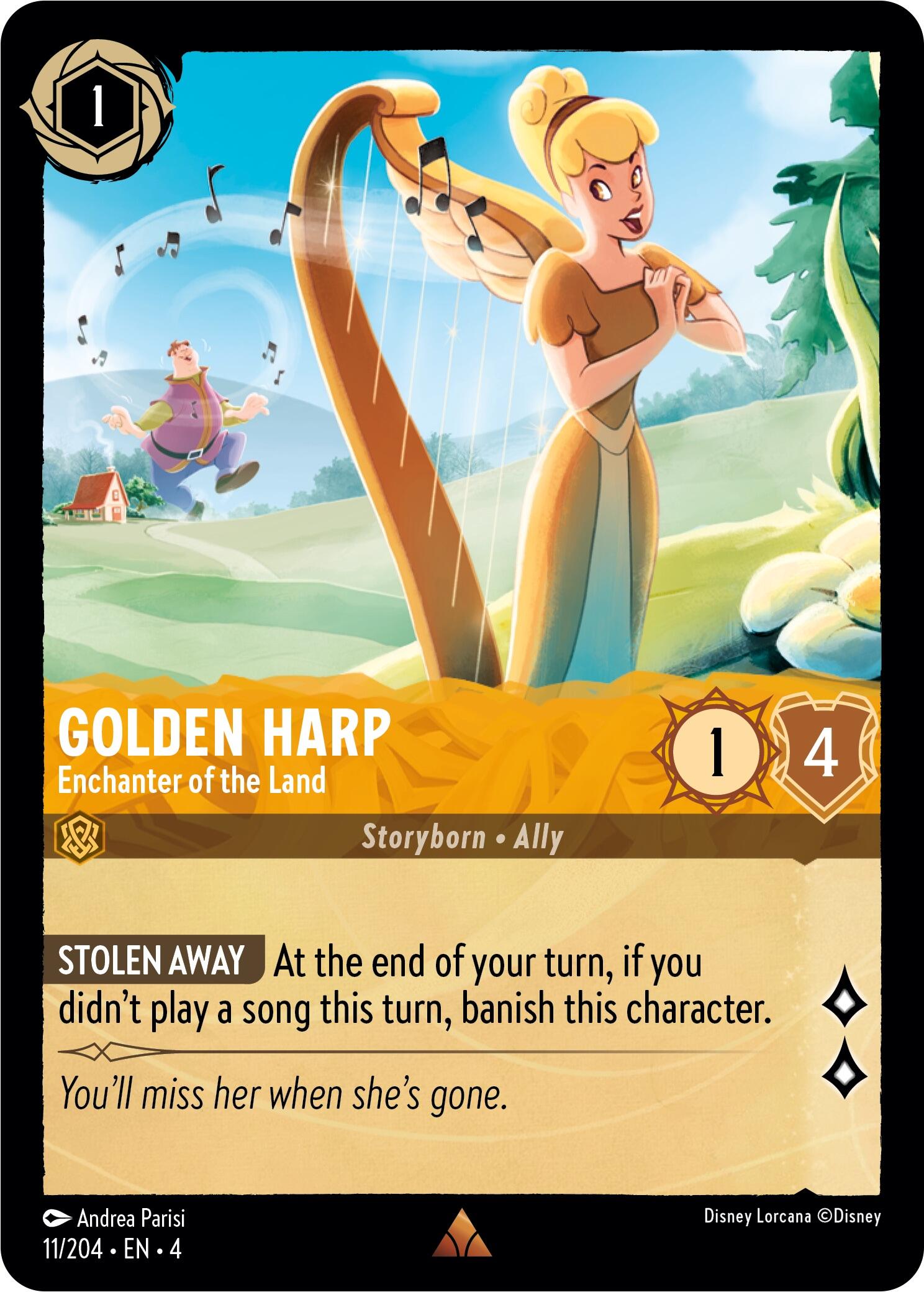 Golden Harp - Enchanter of the Land (11/204) [Ursula's Return] | Gamers Paradise
