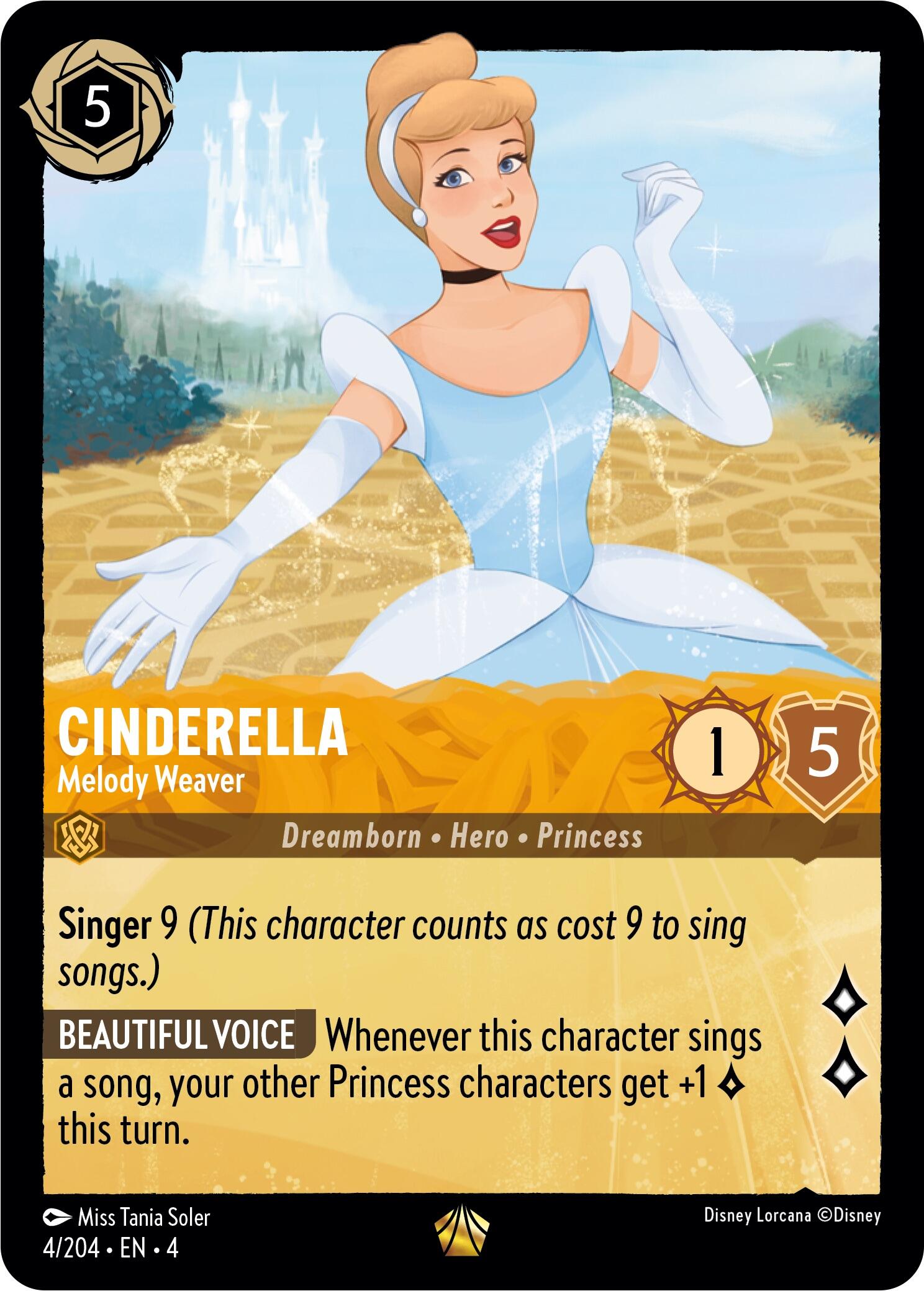 Cinderella - Melody Weaver (4/204) [Ursula's Return] | Gamers Paradise