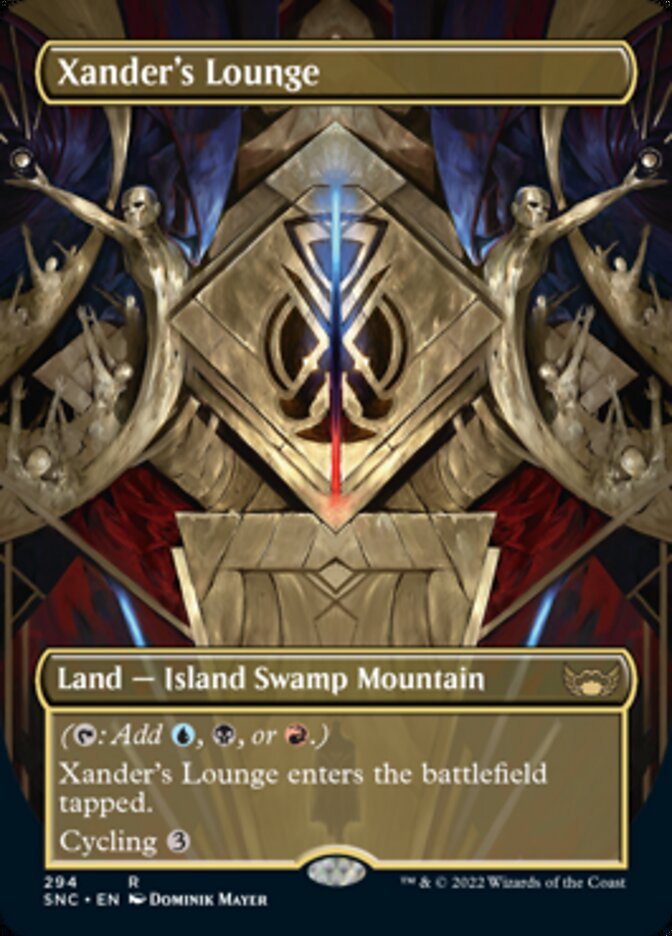 Xander's Lounge (Borderless Alternate Art) [Streets of New Capenna] | Gamers Paradise