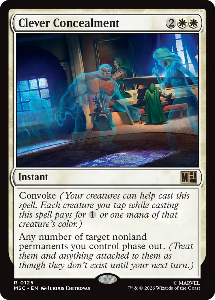 Clever Concealment (Surge Foil) [Marvel Super Heroes Commander] | Gamers Paradise
