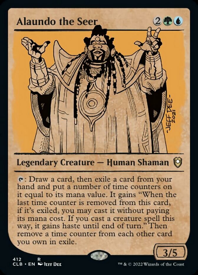 Alaundo the Seer (Showcase) [Commander Legends: Battle for Baldur's Gate] | Gamers Paradise