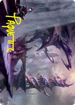 Prismari Campus Art Card (Gold-Stamped Signature) [Strixhaven: School of Mages Art Series] | Gamers Paradise