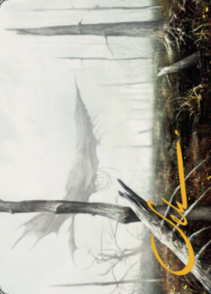 Swamp Art Card (Gold-Stamped Signature) [Dominaria United Art Series] | Gamers Paradise