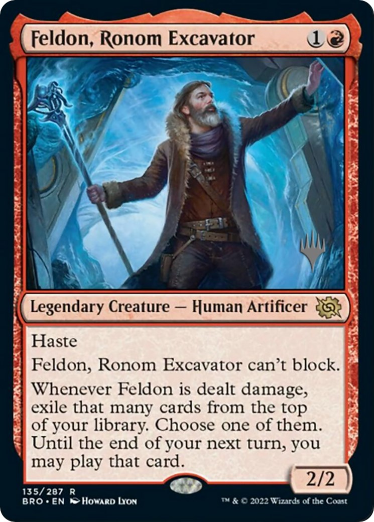 Feldon, Ronom Excavator (Promo Pack) [The Brothers' War Promos] | Gamers Paradise