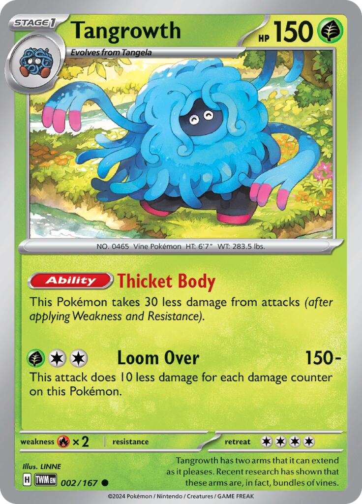 Tangrowth (002/167) [Scarlet & Violet: Twilight Masquerade] | Gamers Paradise