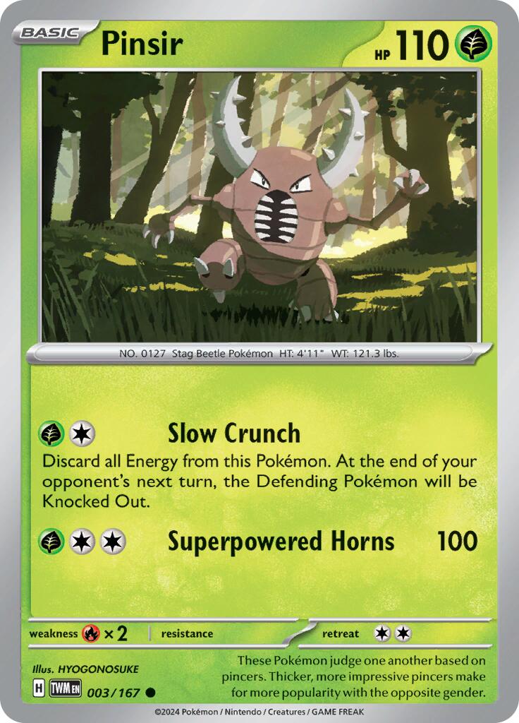 Pinsir (003/167) [Scarlet & Violet: Twilight Masquerade] | Gamers Paradise