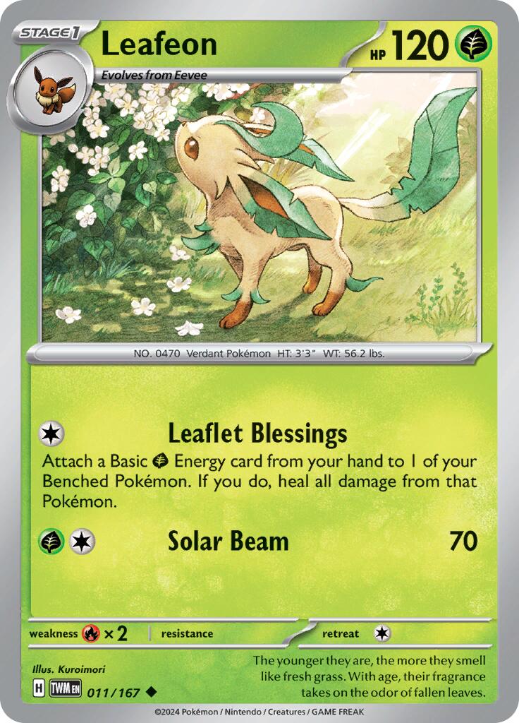 Leafeon (011/167) [Scarlet & Violet: Twilight Masquerade] | Gamers Paradise