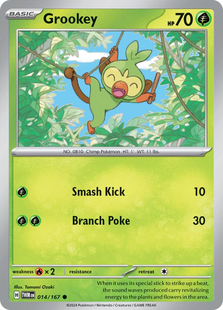 Grookey (014/167) [Scarlet & Violet: Twilight Masquerade] | Gamers Paradise