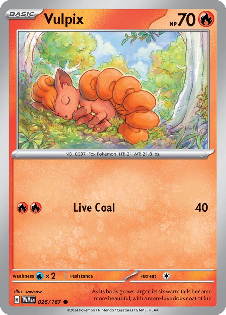 Vulpix (026/167) [Scarlet & Violet: Twilight Masquerade] | Gamers Paradise