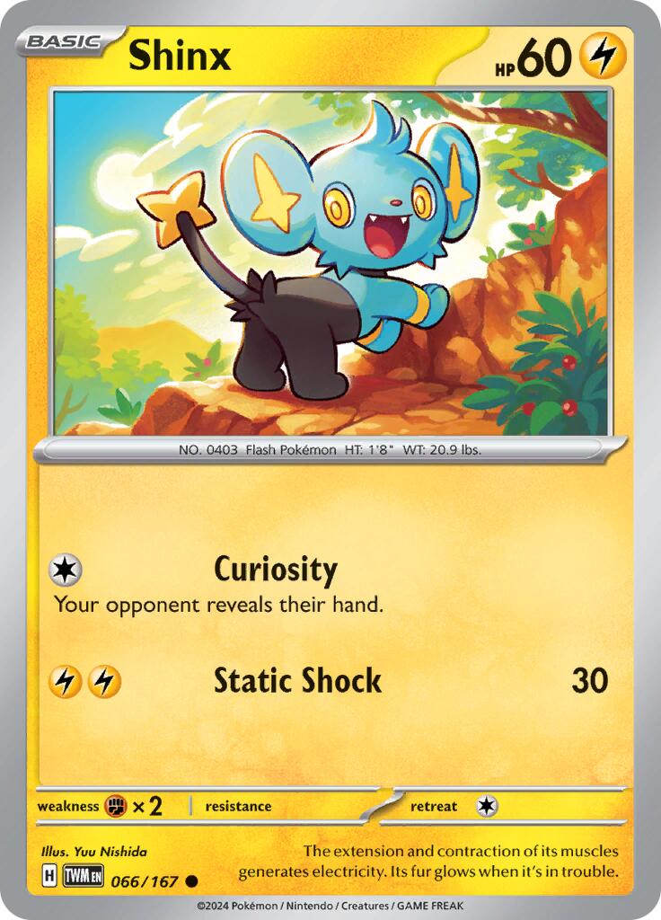 Shinx (066/167) [Scarlet & Violet: Twilight Masquerade] | Gamers Paradise