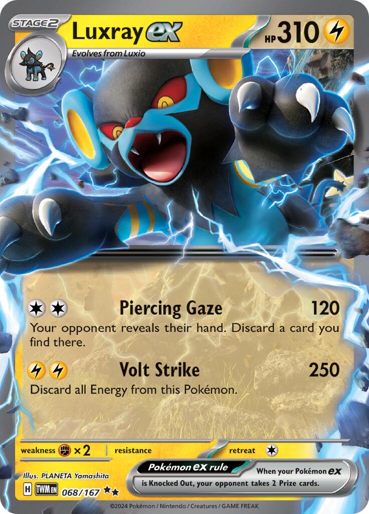 Luxray ex (068/167) [Scarlet & Violet: Twilight Masquerade] | Gamers Paradise