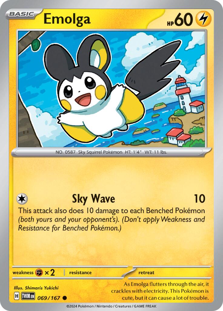 Emolga (069/167) [Scarlet & Violet: Twilight Masquerade] | Gamers Paradise