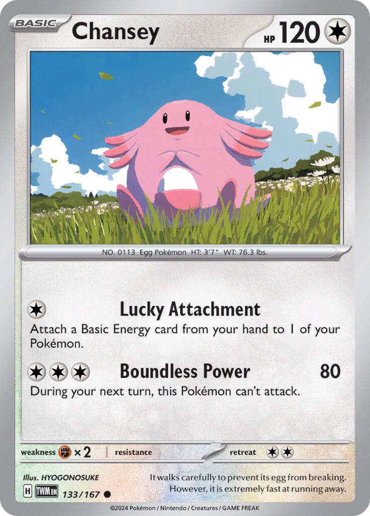 Chansey (133/167) [Scarlet & Violet: Twilight Masquerade] | Gamers Paradise