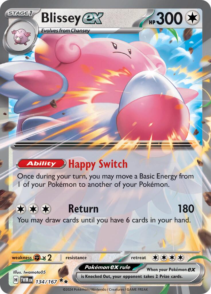 Blissey ex (134/167) [Scarlet & Violet: Twilight Masquerade] | Gamers Paradise