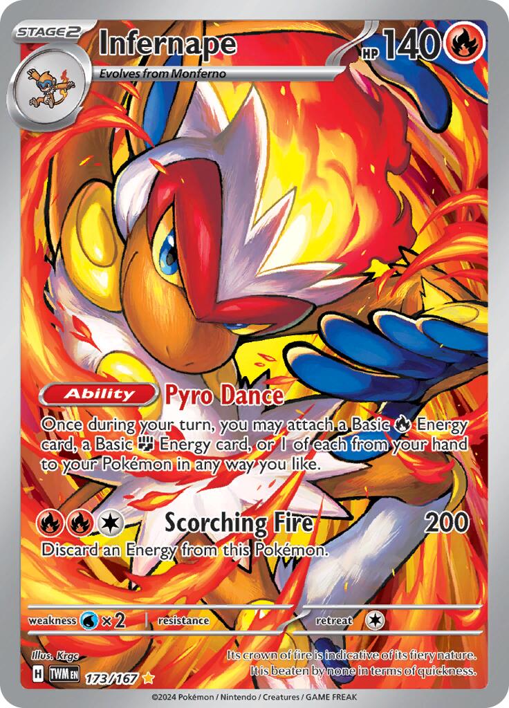 Infernape (173/167) [Scarlet & Violet: Twilight Masquerade] | Gamers Paradise