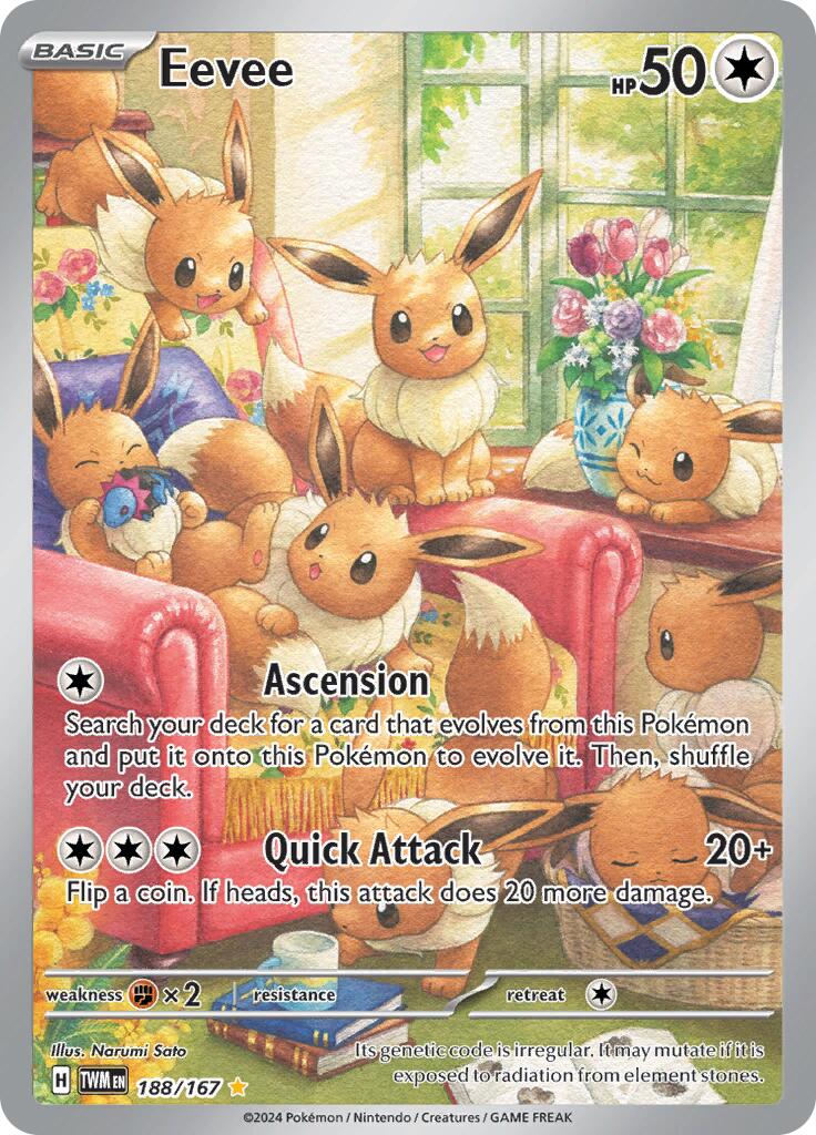 Eevee (188/167) [Scarlet & Violet: Twilight Masquerade] | Gamers Paradise