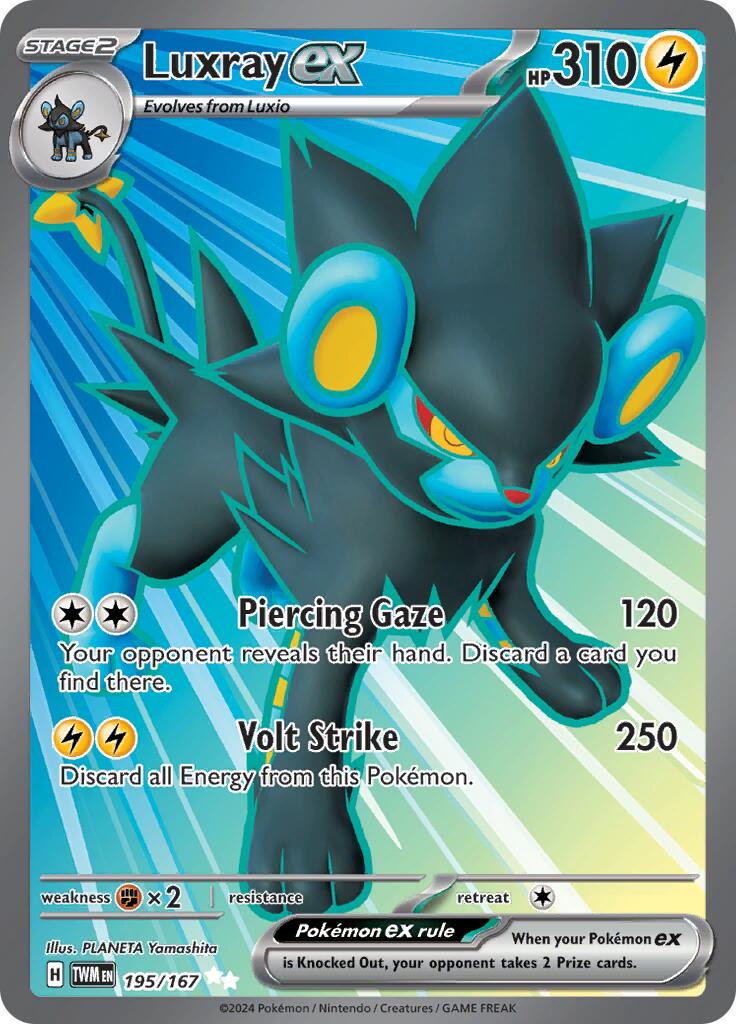 Luxray ex (195/167) [Scarlet & Violet: Twilight Masquerade] | Gamers Paradise