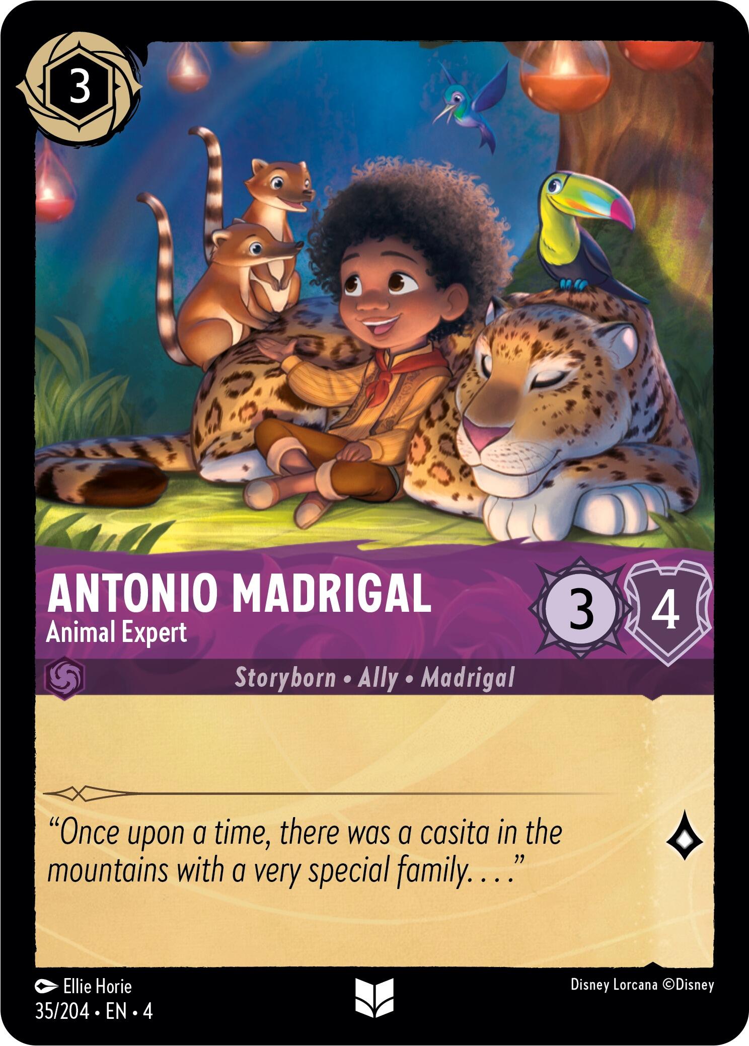 Antonio Madrigal - Animal Expert (35/204) [Ursula's Return] | Gamers Paradise
