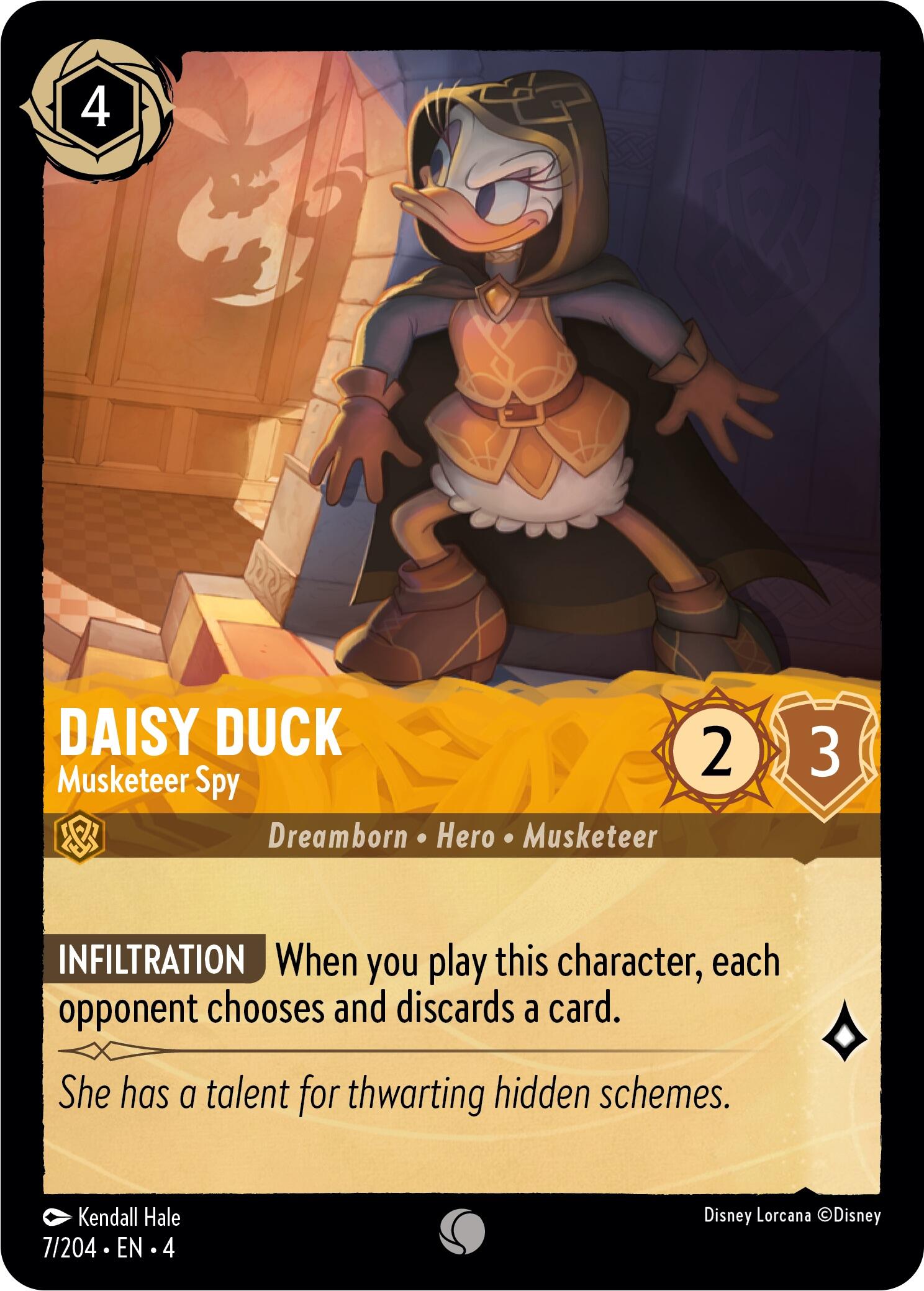 Daisy Duck - Musketeer Spy (7/204) [Ursula's Return] | Gamers Paradise