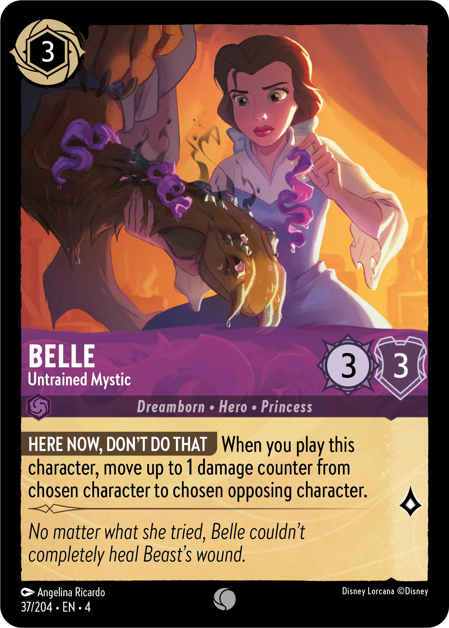 Belle - Untrained Mystic (37/204) [Ursula's Return] | Gamers Paradise
