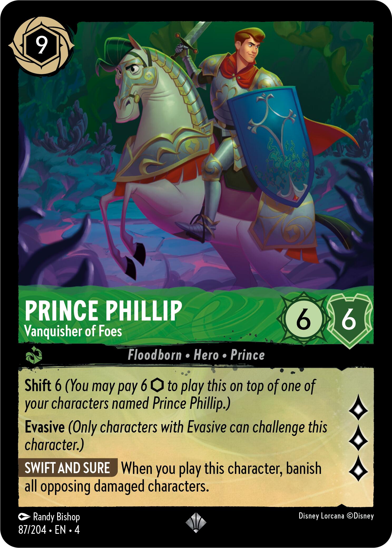 Prince Phillip - Vanquisher of Foes (87/204) [Ursula's Return] | Gamers Paradise