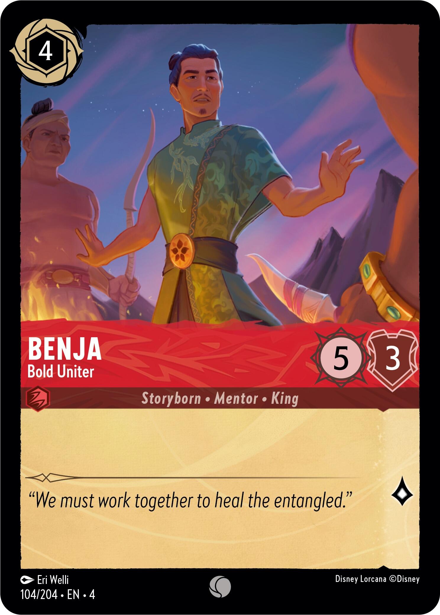 Benja - Bold Uniter (104/204) [Ursula's Return] | Gamers Paradise