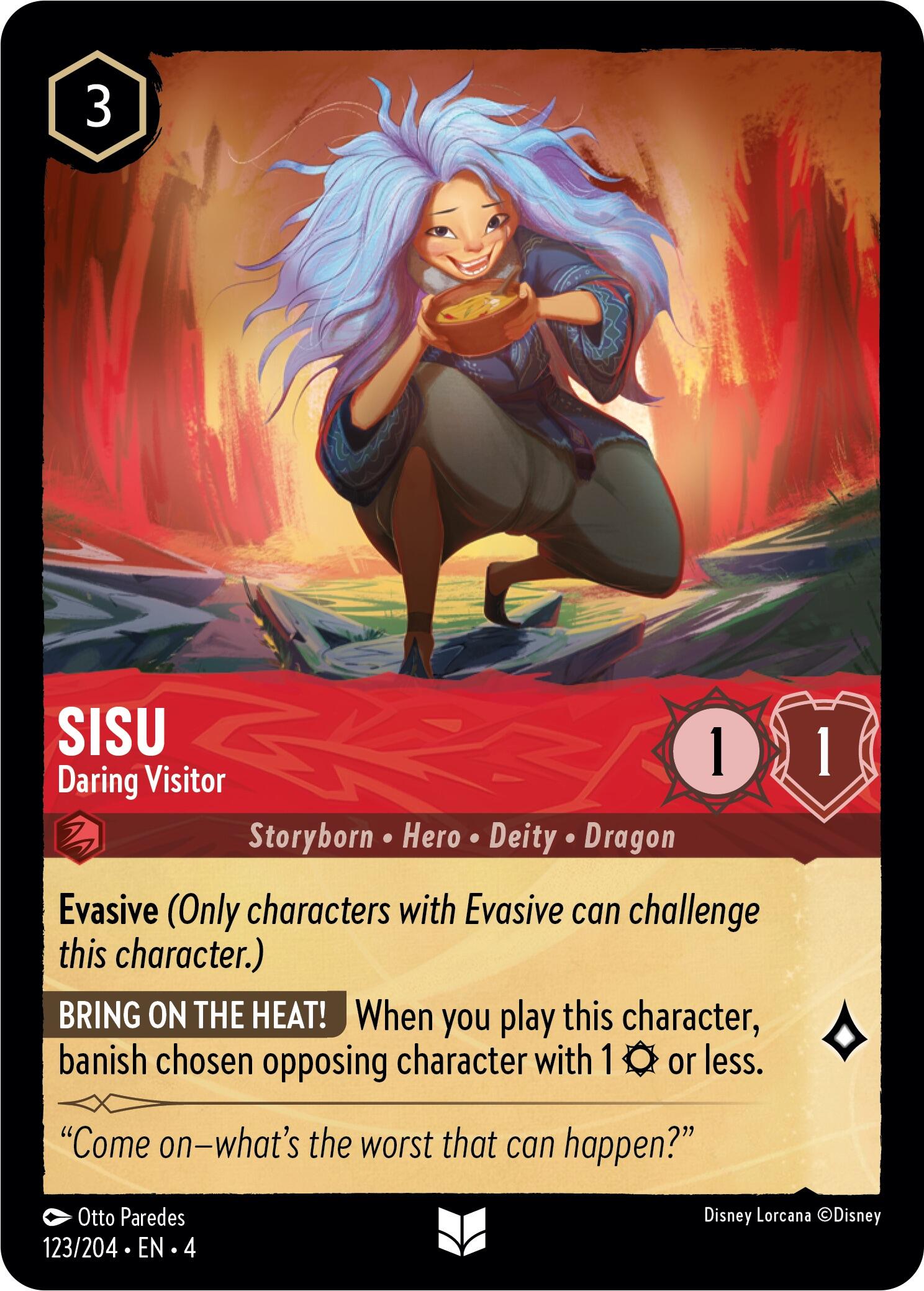 Sisu - Daring Visitor (123/204) [Ursula's Return] | Gamers Paradise