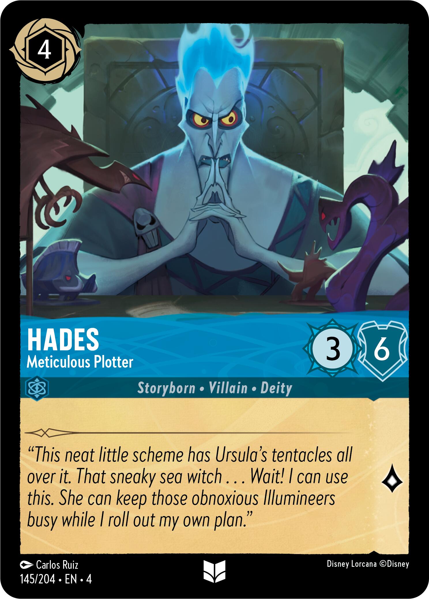 Hades - Meticulous Plotter (145/204) [Ursula's Return] | Gamers Paradise