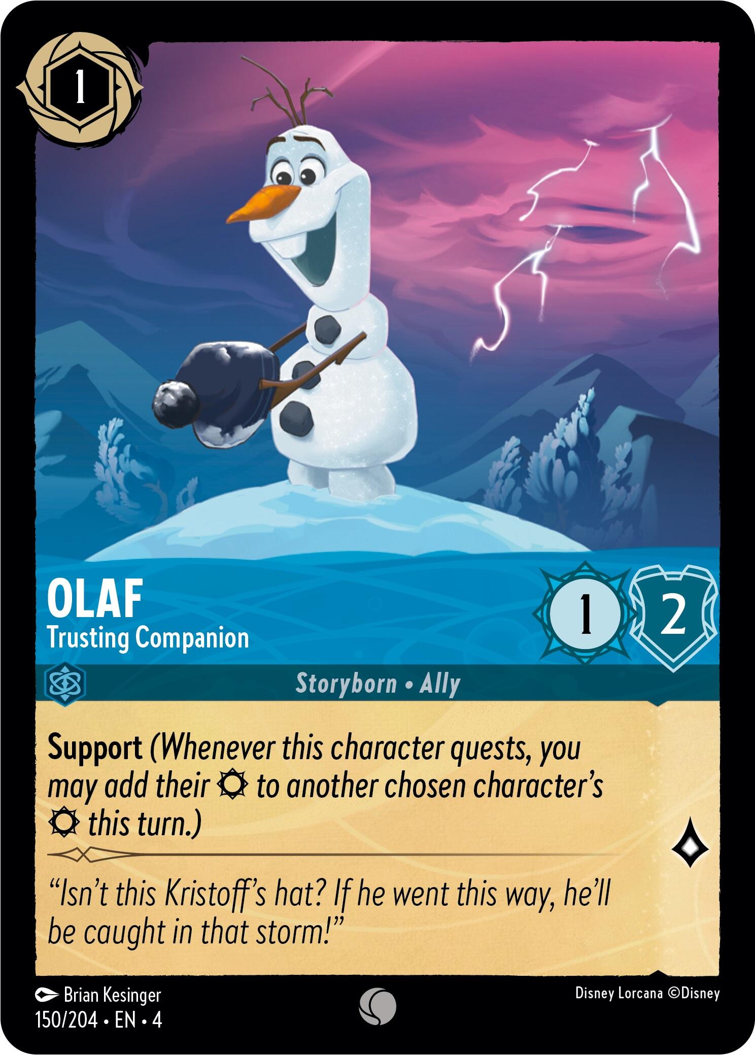 Olaf - Trusting Companion (150/204) [Ursula's Return] | Gamers Paradise