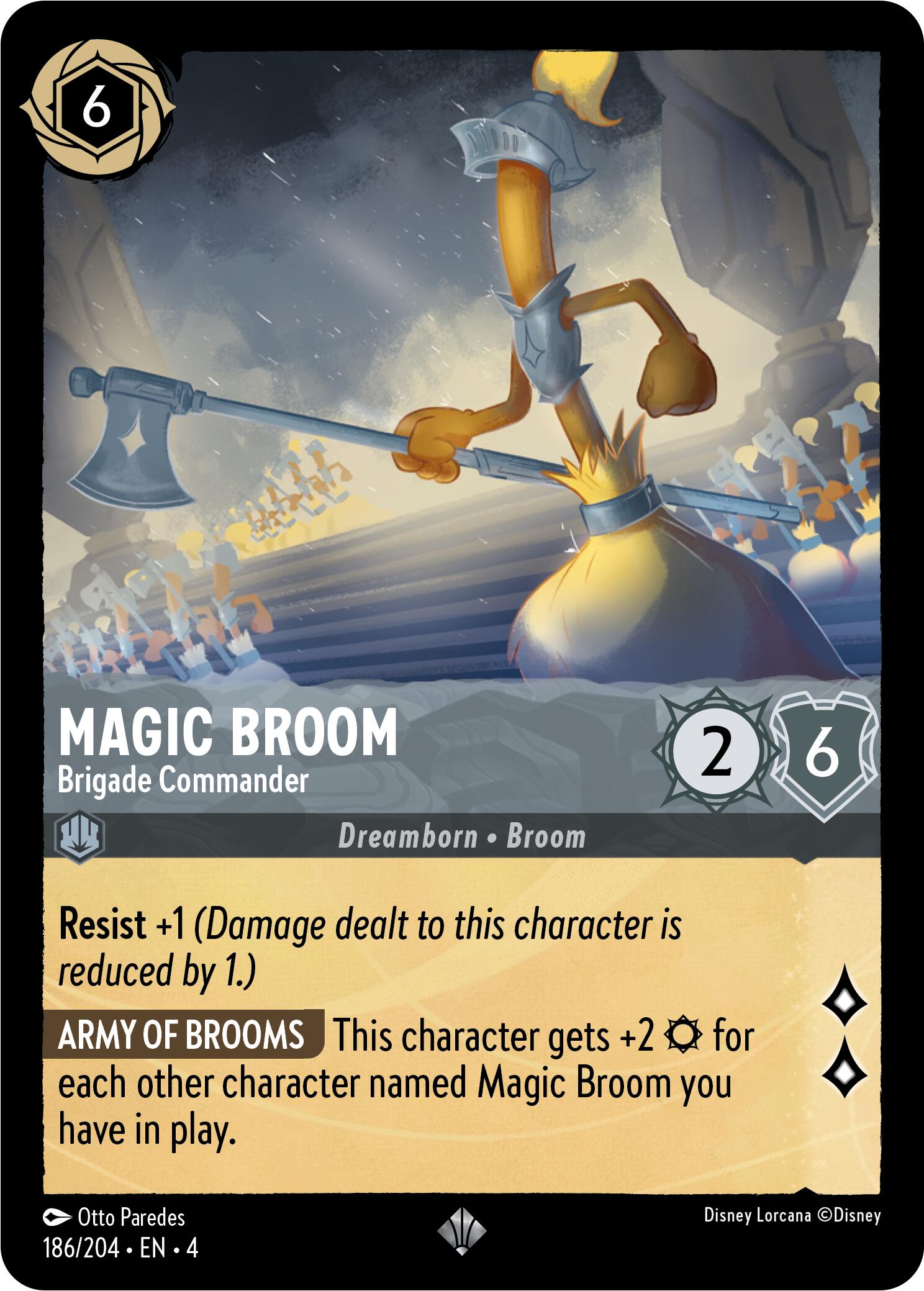 Magic Broom - Brigade Commander (186/204) [Ursula's Return] | Gamers Paradise