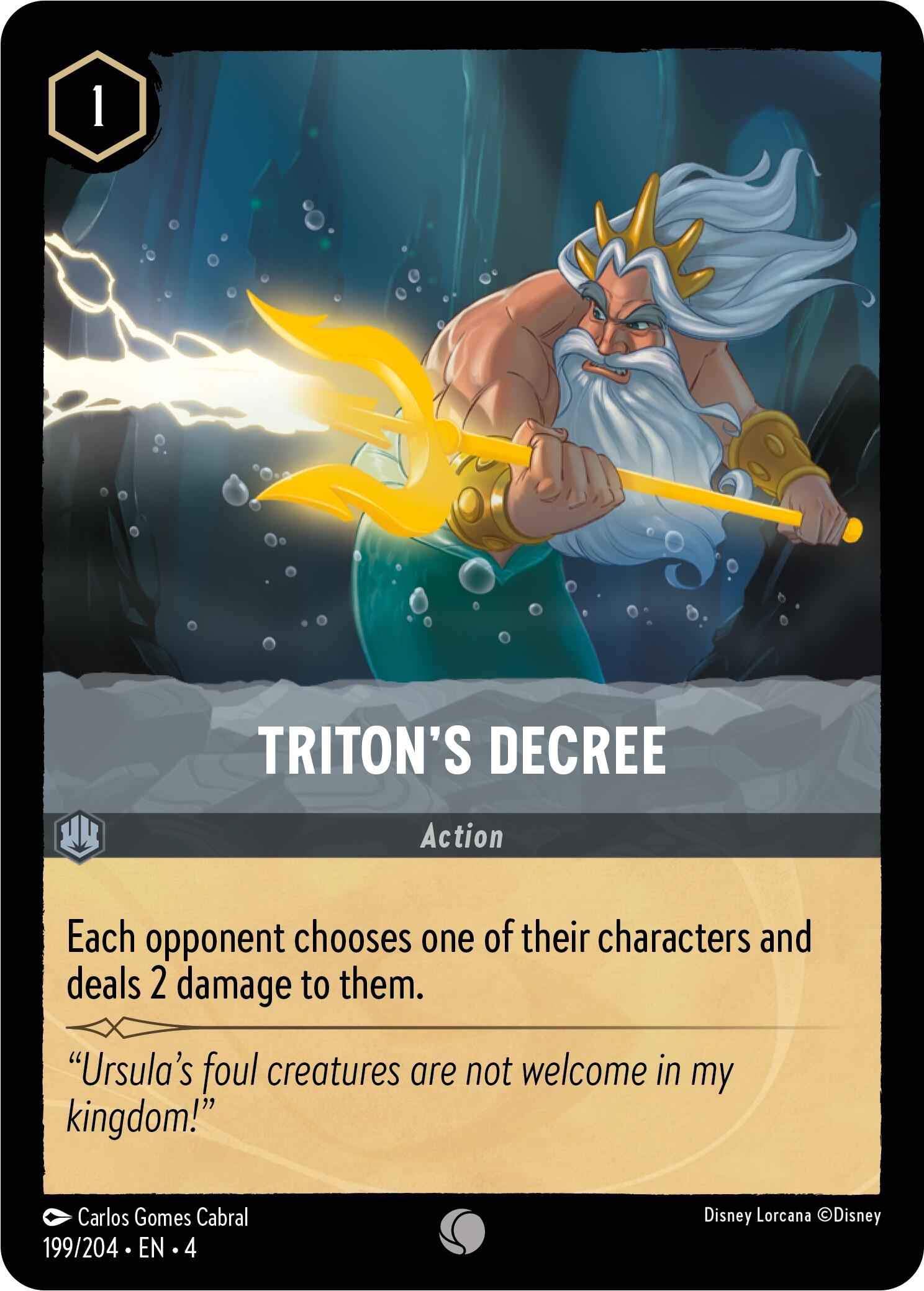 Triton's Decree (199/204) [Ursula's Return] | Gamers Paradise