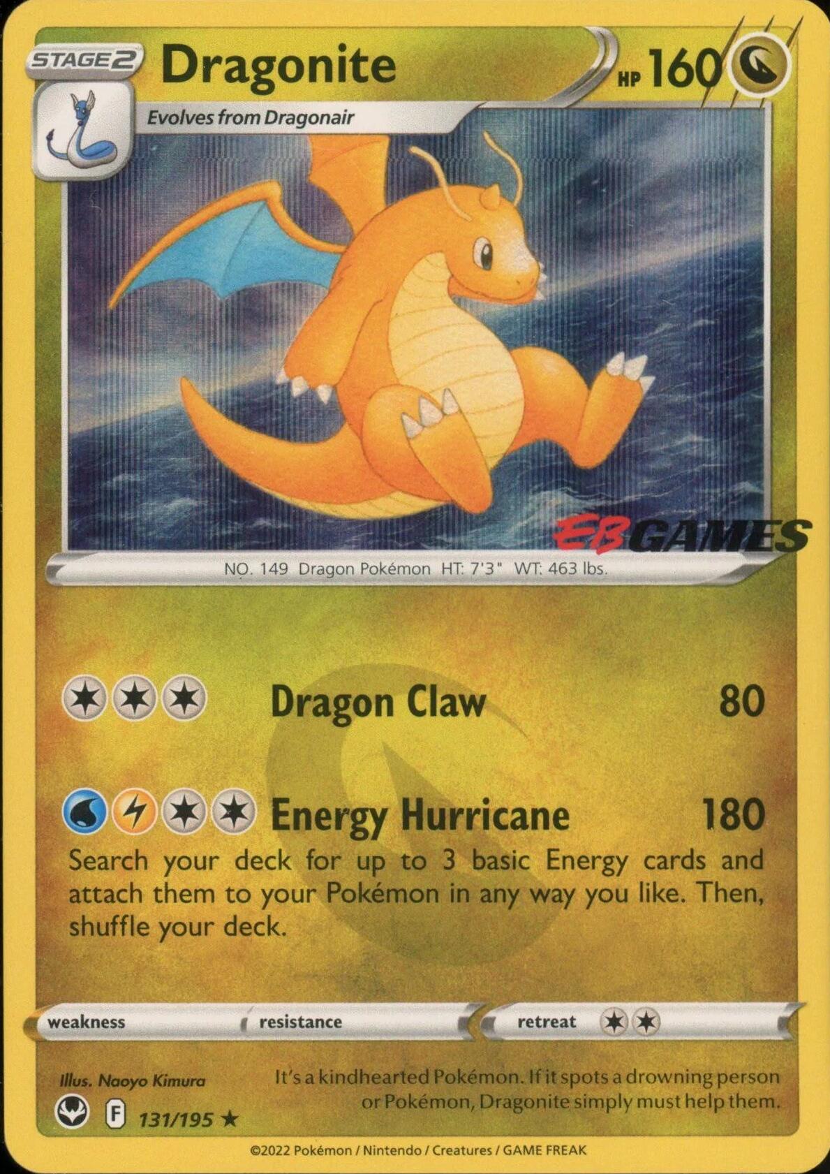 Dragonite (131/195) (EB Games Exclusive) [Miscellaneous Cards] | Gamers Paradise
