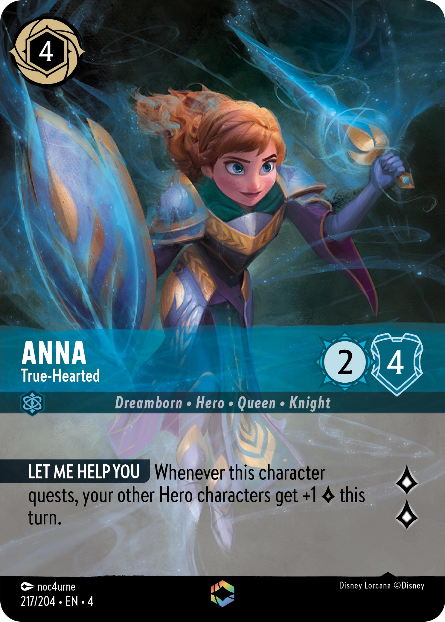 Anna - True-Hearted (Enchanted) (217/204) [Ursula's Return] | Gamers Paradise