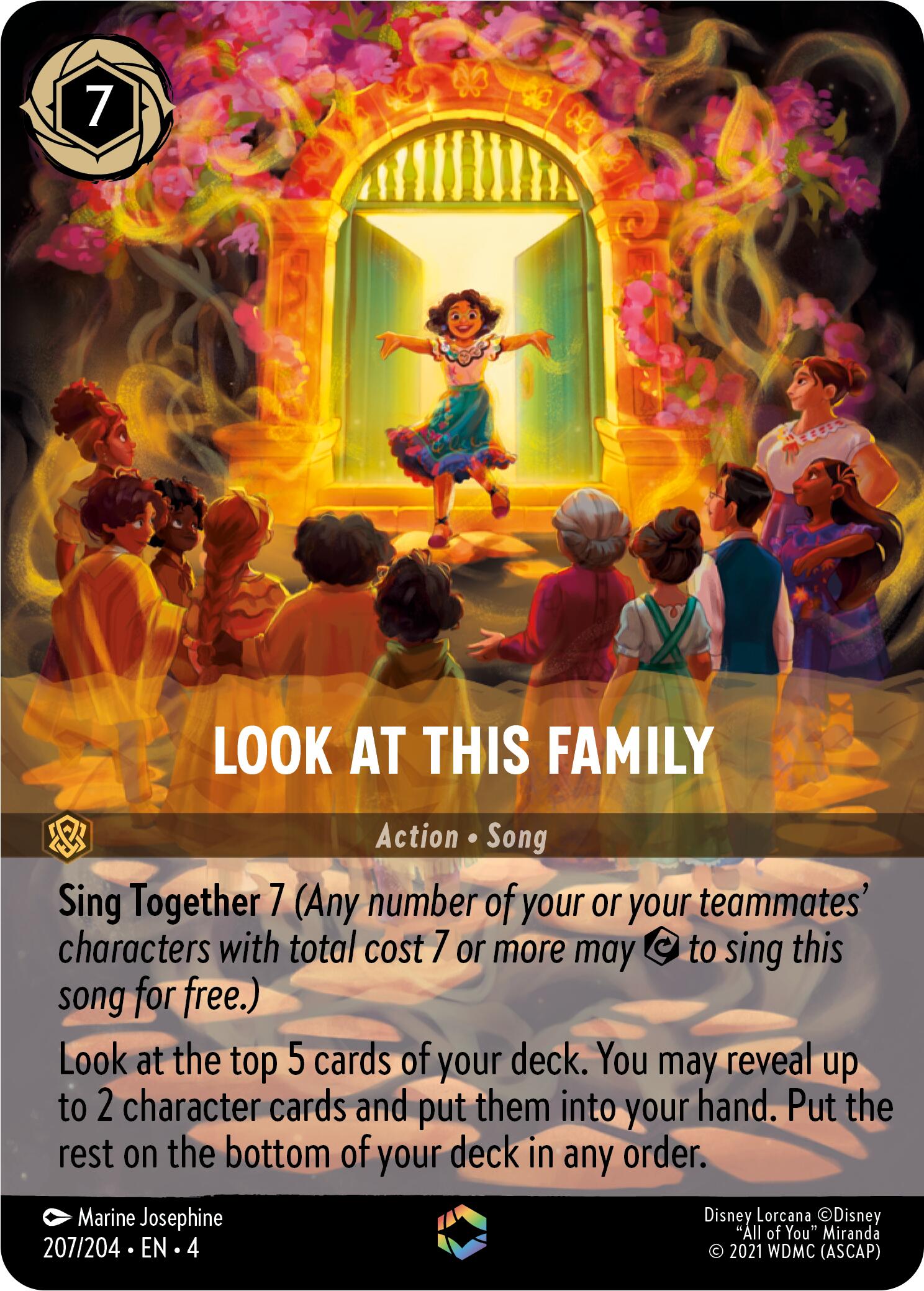 Look at This Family (Enchanted) (207/204) [Ursula's Return] | Gamers Paradise