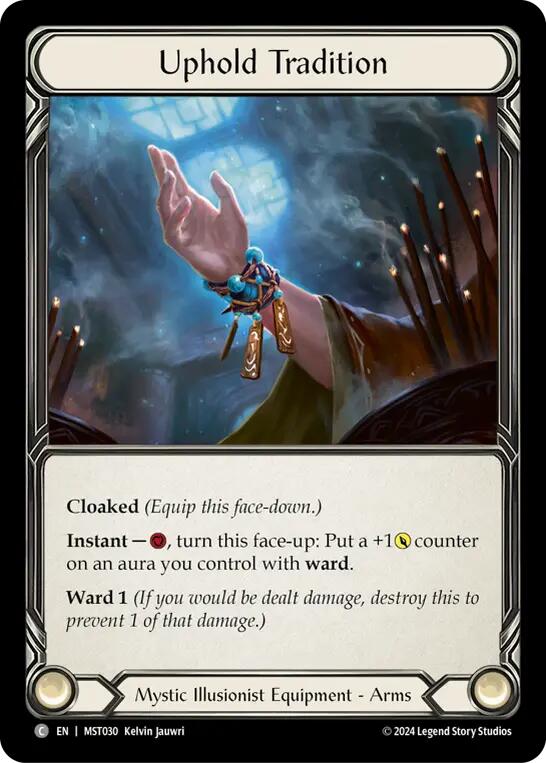 Uphold Tradition [MST030] (Part the Mistveil)  Cold Foil | Gamers Paradise