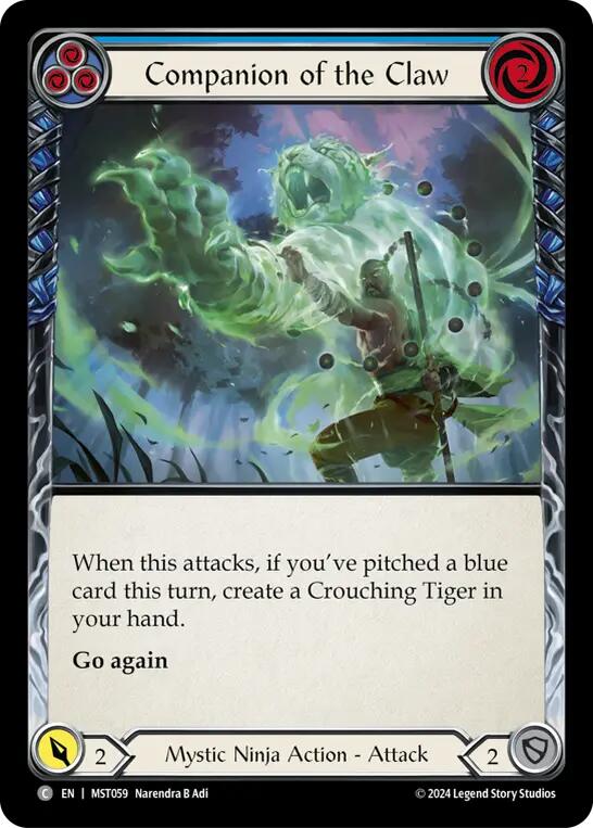 Companion of the Claw (Blue) [MST059] (Part the Mistveil) | Gamers Paradise