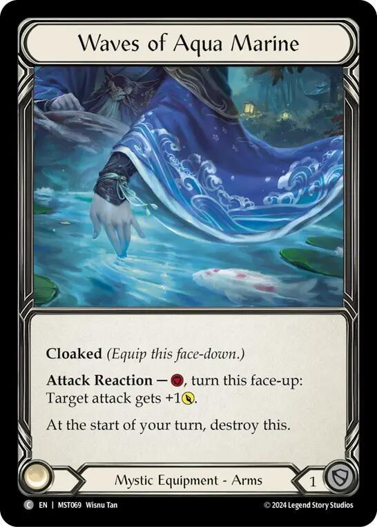 Waves of Aqua Marine [MST069] (Part the Mistveil)  Cold Foil | Gamers Paradise