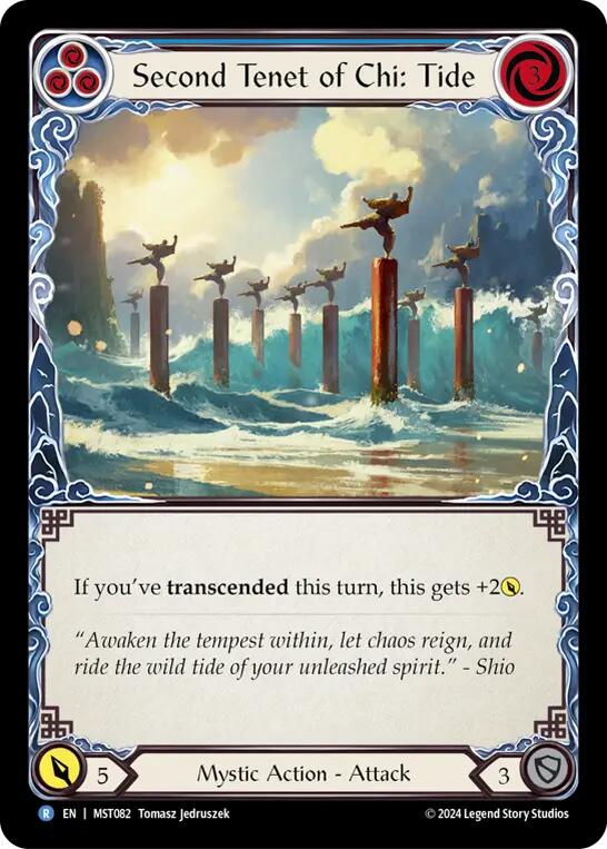 Second Tenet of Chi: Tide [MST082] (Part the Mistveil)  Rainbow Foil | Gamers Paradise