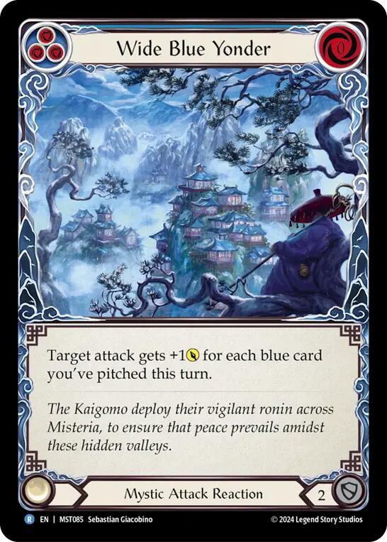 Wide Blue Yonder [MST085] (Part the Mistveil)  Rainbow Foil | Gamers Paradise