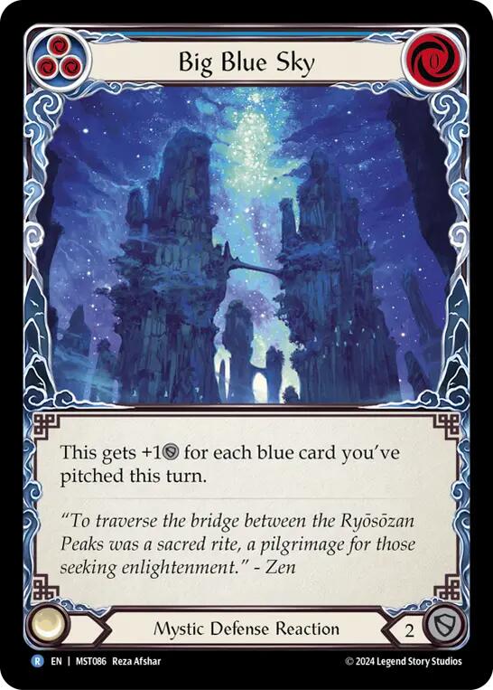 Big Blue Sky [MST086] (Part the Mistveil)  Rainbow Foil | Gamers Paradise