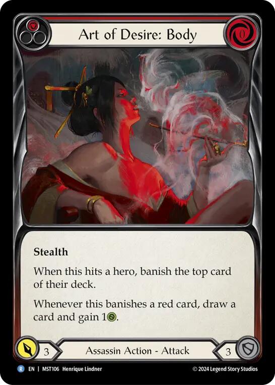 Art of Desire: Body (Red) [MST106] (Part the Mistveil)  Rainbow Foil | Gamers Paradise