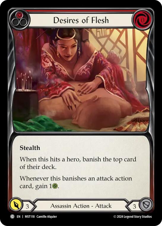 Desires of Flesh (Red) [MST118] (Part the Mistveil) | Gamers Paradise