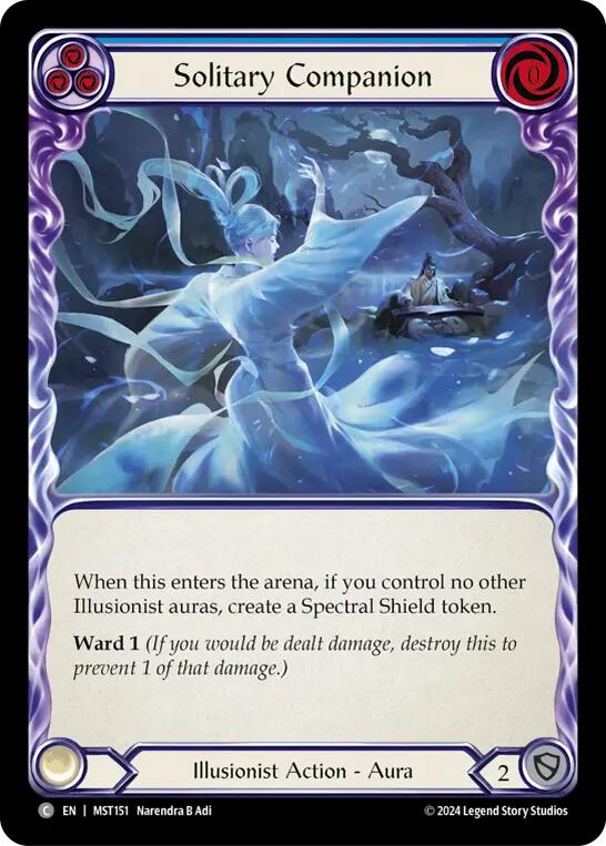 Solitary Companion (Blue) [MST151] (Part the Mistveil) | Gamers Paradise