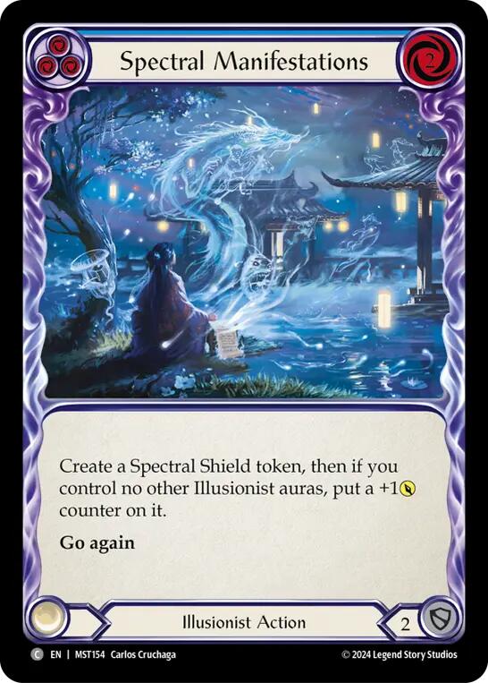 Spectral Manifestations (Blue) [MST154] (Part the Mistveil)  Rainbow Foil | Gamers Paradise