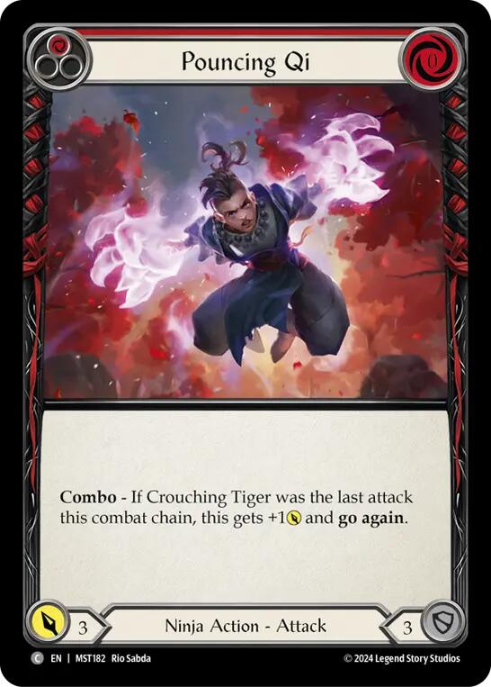 Pouncing Qi (Red) [MST182] (Part the Mistveil) | Gamers Paradise