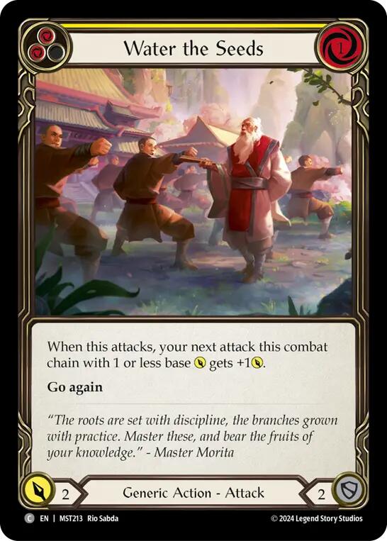 Water the Seeds (Yellow) [MST213] (Part the Mistveil)  Rainbow Foil | Gamers Paradise