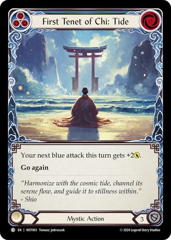 First Tenet of Chi: Tide [MST093] (Part the Mistveil)  Rainbow Foil | Gamers Paradise